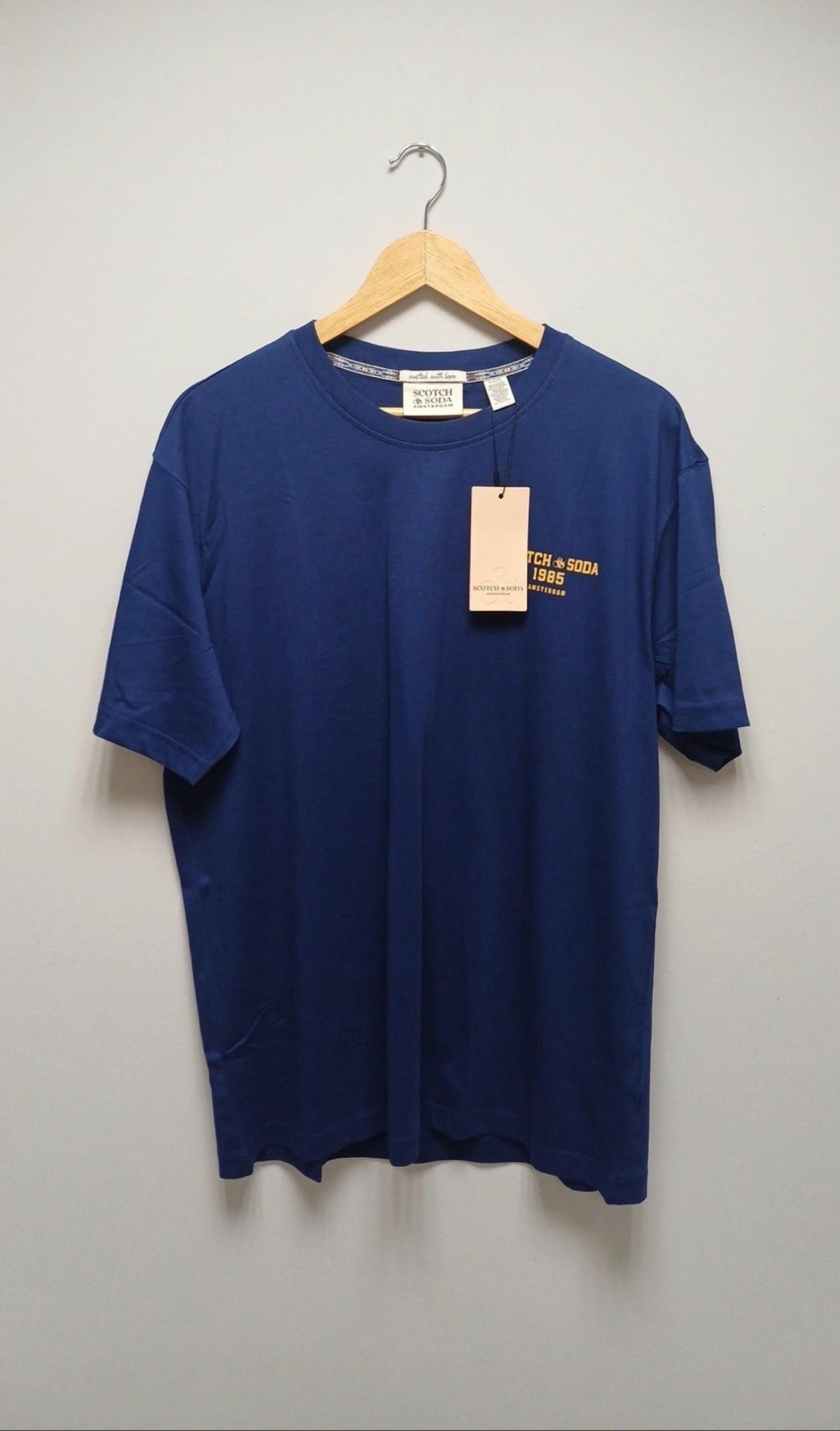 Scotch & Soda T-shirt Homme Bleu – Neuf avec étiquette
